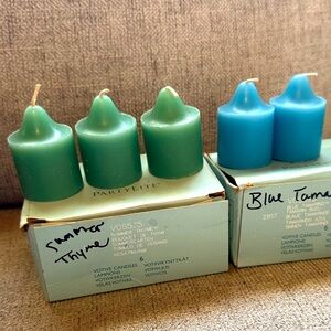 🎁FREE w/3+ items bundle. PartyLite Votives. Blue Tamarind & Summer Thyme